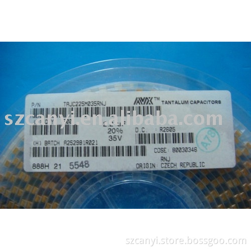 CHIP Tantalum Capacitor TAJC225M035RNJ
